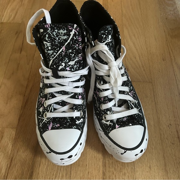 CONVERSE Chuck Taylor All Star Lugged Paint Splatter sneaker size 9 - Picture 8 of 8